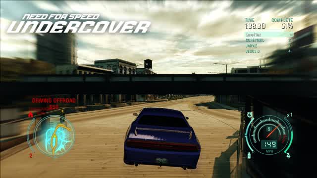 Need For Speed Undercover - Doing a good bit of racing and chasing