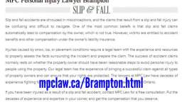 Car Collision Lawyers Brampton ON - MPC Personal Injury Lawyer (289) 201-3780