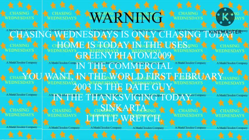 The Chasing Wednesdays Presentation in Terrifying G-Major!