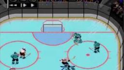 NHLPA 93 - Broken Glass - Sega Genesis Gameplay