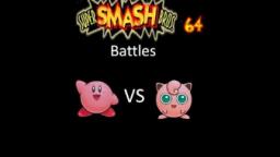 Super Smash Bros 64 Battles #16: Kirby vs Jigglypuff