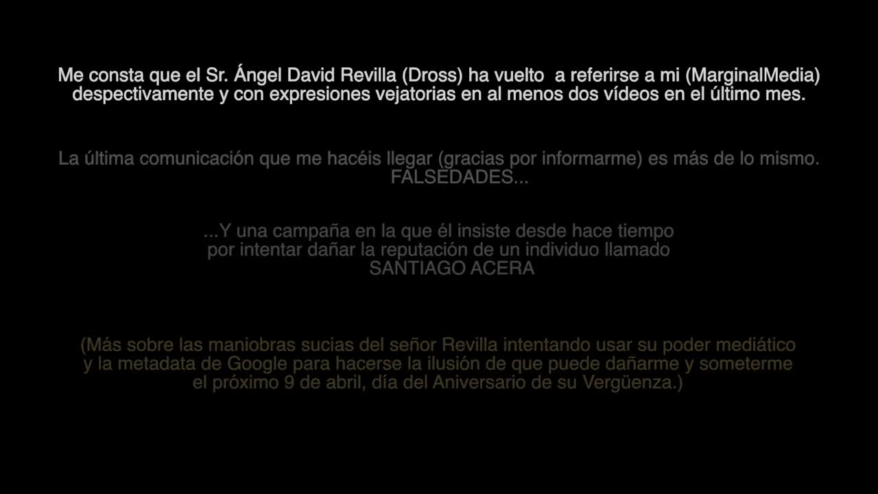 DrossRotzank, un ser patetico. DrossRotzank, un ser patetico.