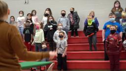 Clarksville Elementary Students Sing _We Are The World_
