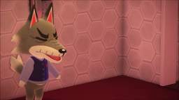 Dobie Interrupts Goose's Phonecall II A KoQ clip recreated in Animal Crossing