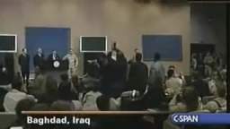 Head of US occupation in Iraq Paul Bremer announces capture of Saddam Hussein