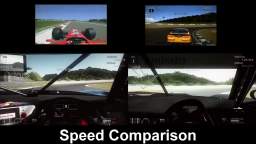 Speed Comparison - Gran Turismo 4 and 6 VS F1