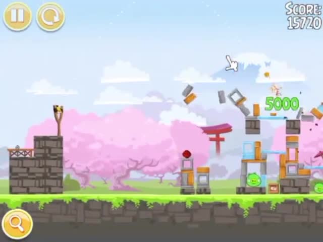 angry birds seasons - cherry blosom (completo)