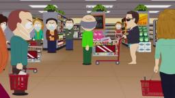 Mr Garrison looks around like nothing happened for about 4 minutes