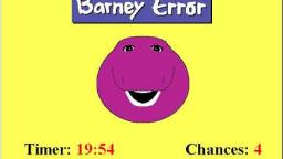 Barney Error 1