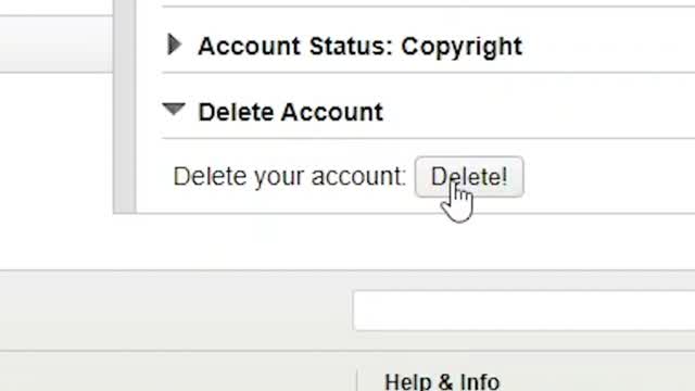 I delete my account...