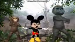 MICKEY DANCING WITH MONKEY WITH HARAMBE