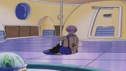 Dragon ball Gt Blue Water Dub Remaster Episode 02 - Ill Take The Lead Pan Takes Off Into Space!