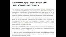 Car Accident Law Firms Niagara Falls ON - KPC Personal Injury Lawyer (800) 234-6145