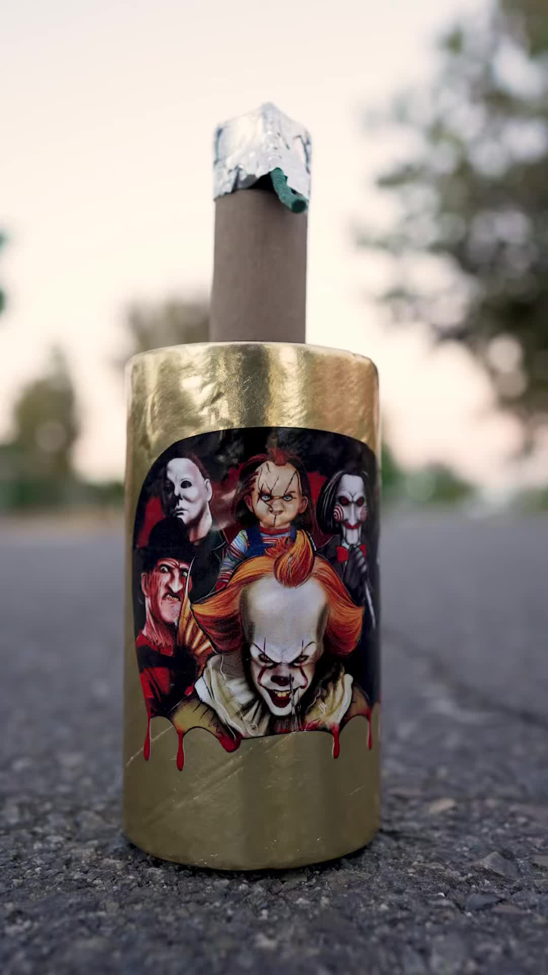 Gold Top Soda Can Firework #minis