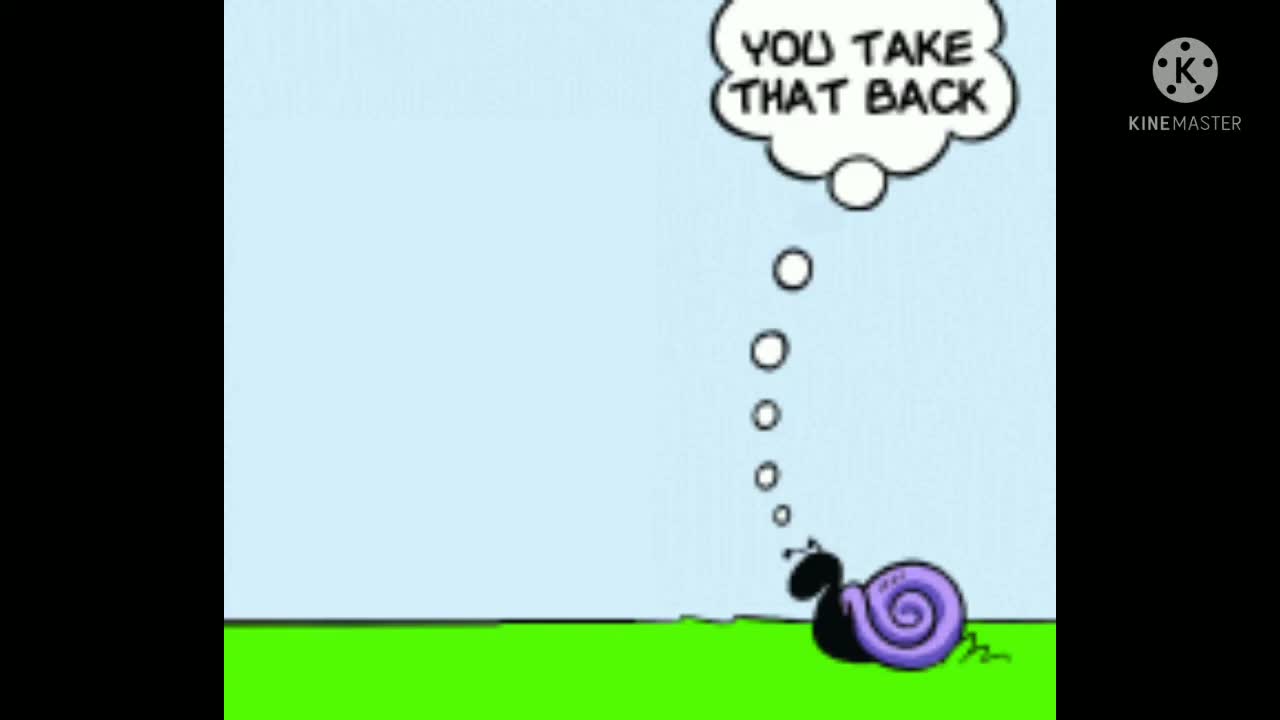The snail takes you back to the first Garfield comic