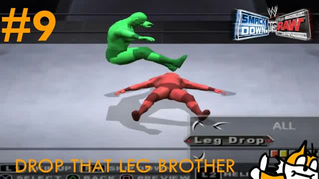 LEGDROPS EVERYWHERE - WWE Smackdown Vs Raw Season Mode CAW Creation Ep.9