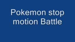Pokemon stop motion Battle