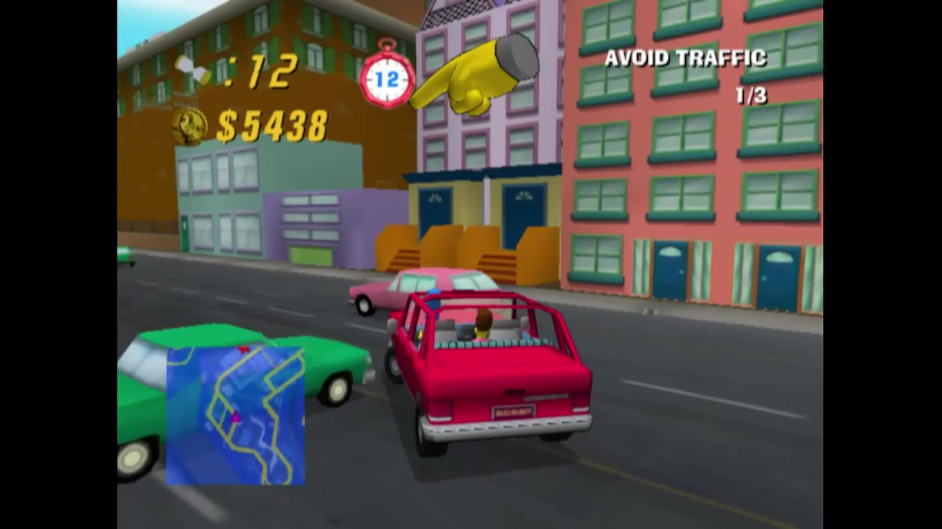 The Simpsons Road Rage (Console Ver) Part 2