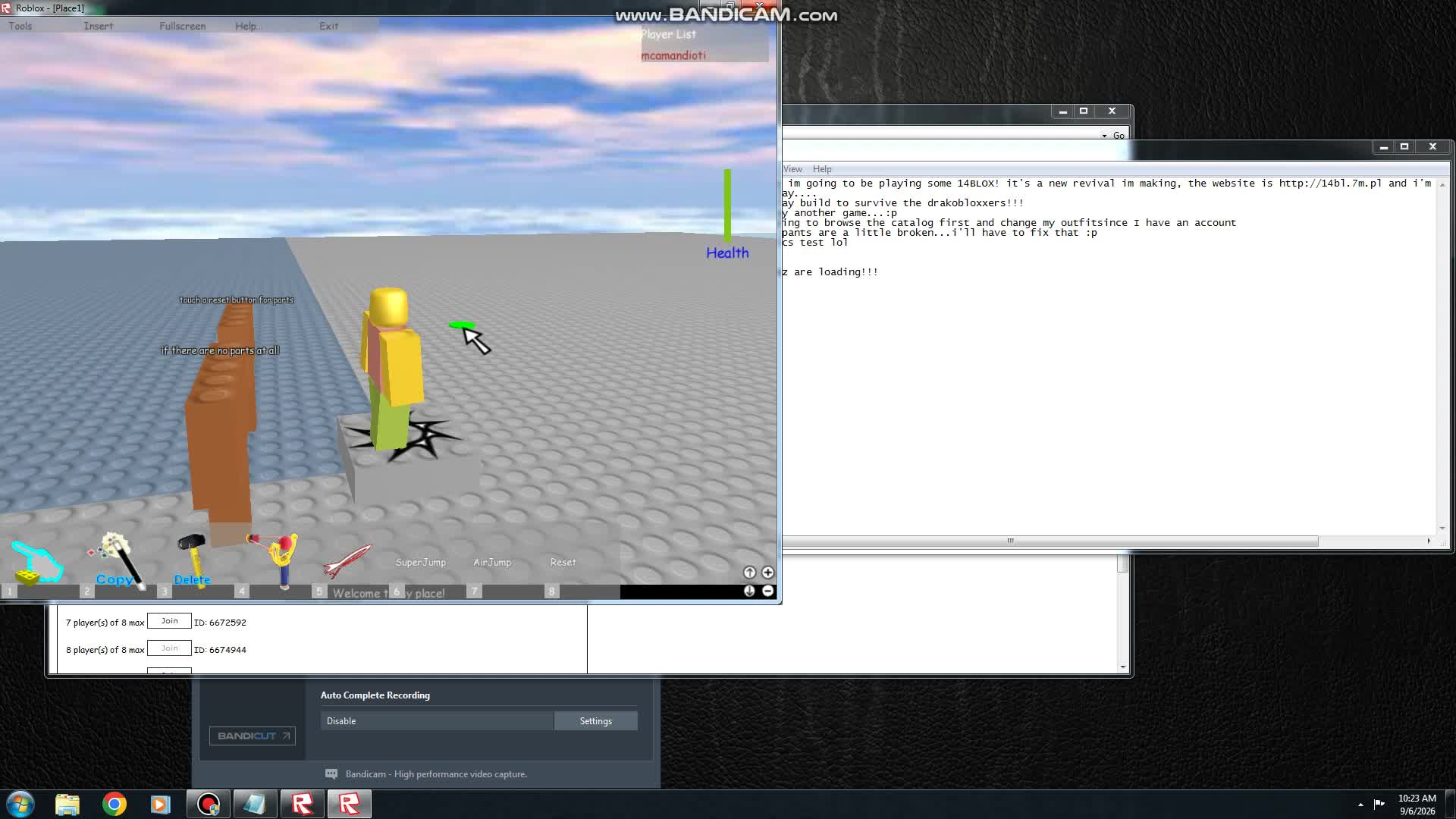 playing some games on 14BLOX! lolz playing some games on 14BLOX! lolz