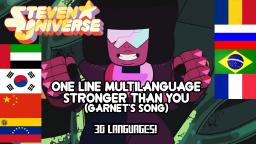 Steven Universe - Stronger Than You (One-Line Multilanguage)
