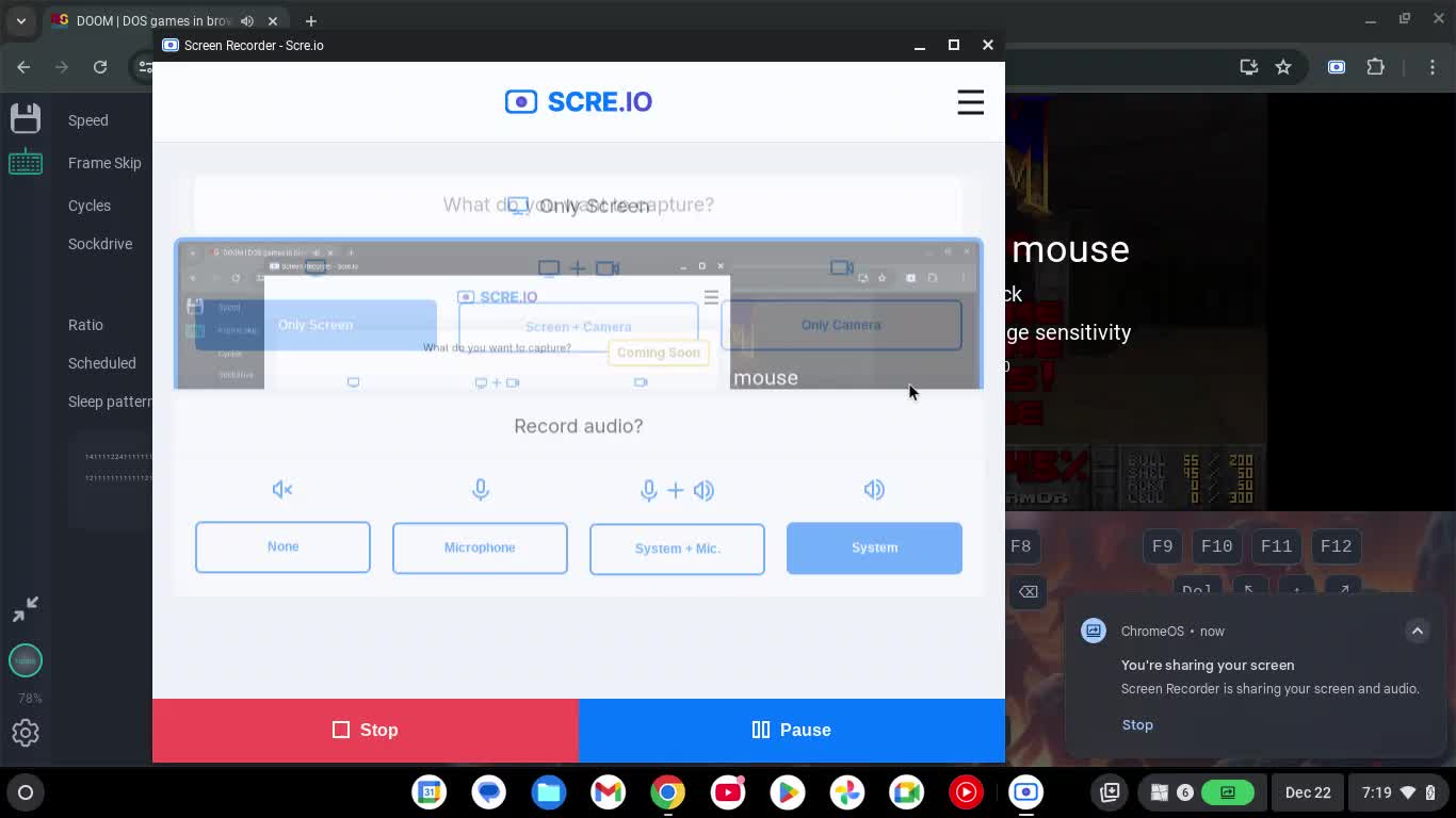 playing the first 2 1/2  chapters of doom before having to go poo