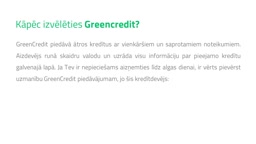 Greencredit | Ātrais Kredīts līdz 425€ 15 minūtēs ➔ Uzzini vairāk