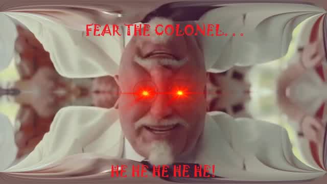 THE EVIL COLONEL IS LAUGHING AT YOU!