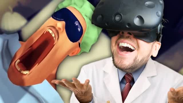 I BROKE HIS JAW | Surgeon Simulator VR #5 (HTC Vive Virtual Reality)