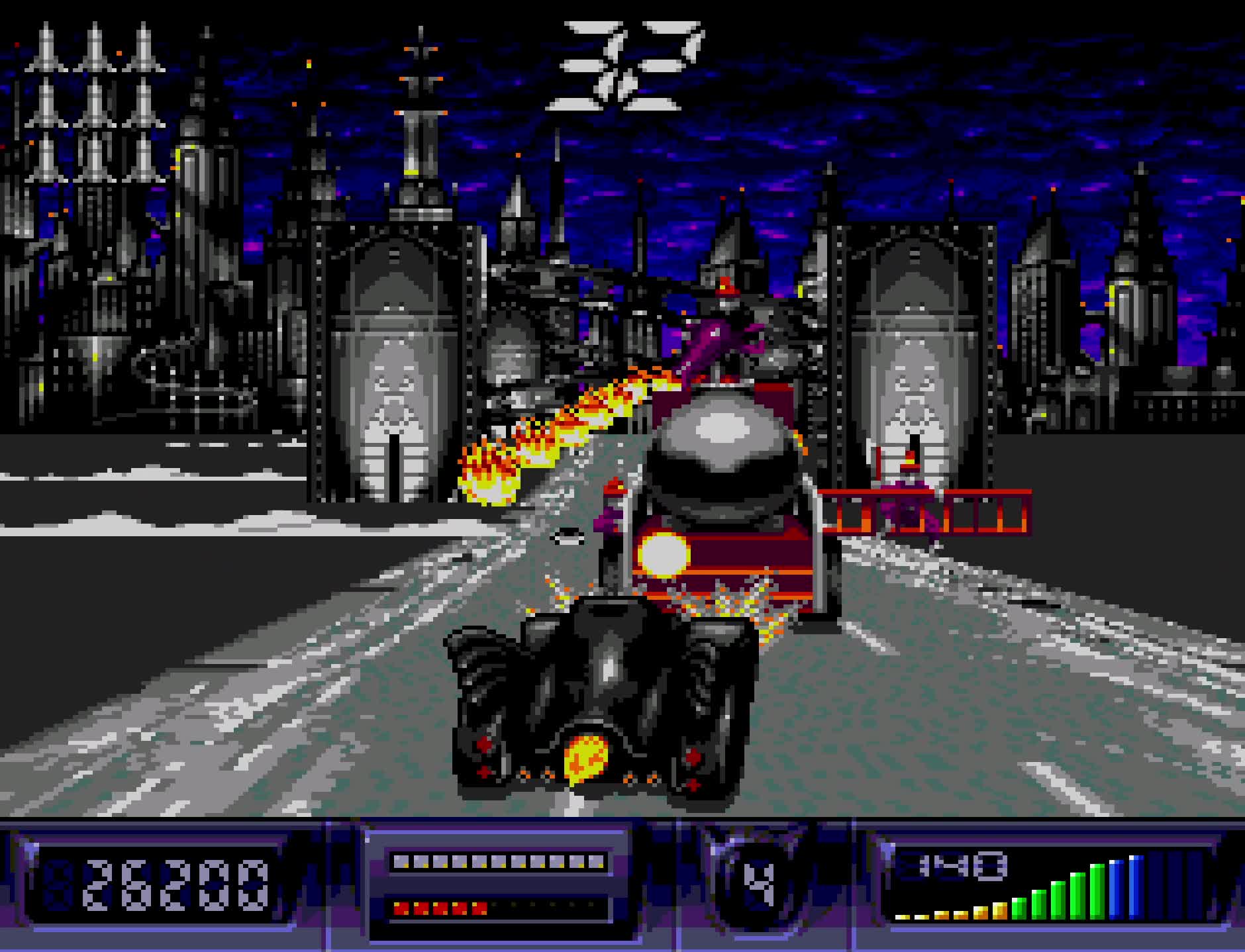 Batman Returns (Sega CD) Act 1 - Streets of Gotham