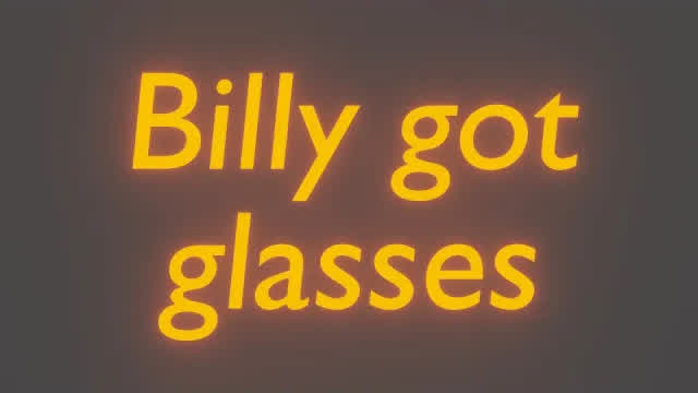 Les lunettes de Billy (fr_en)