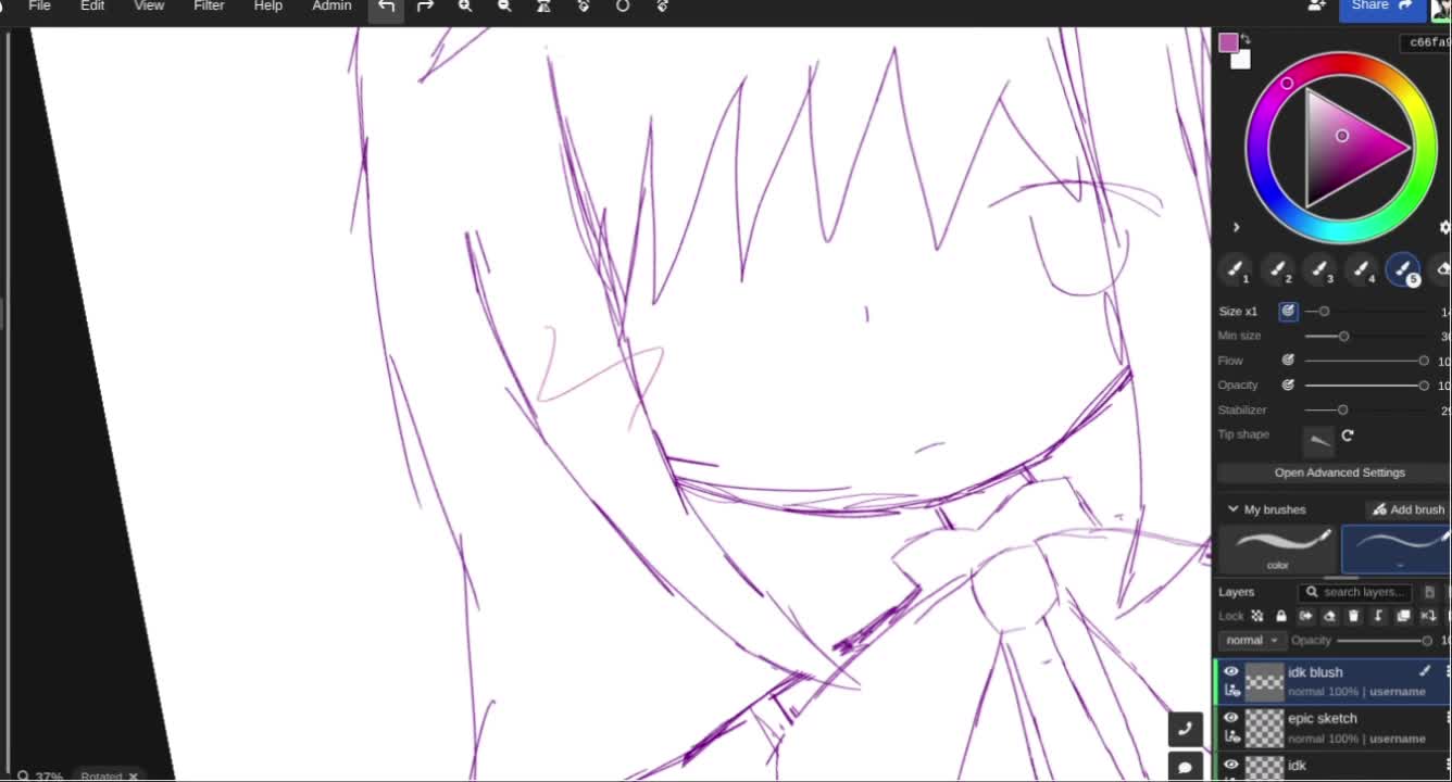 speedpainting homura akemi!!!!