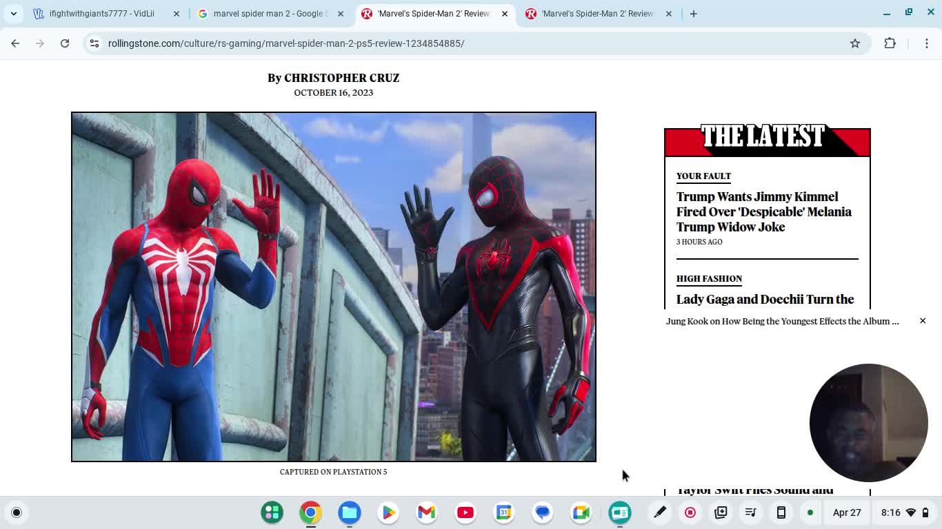 My Review On Marvel Spiderman 2