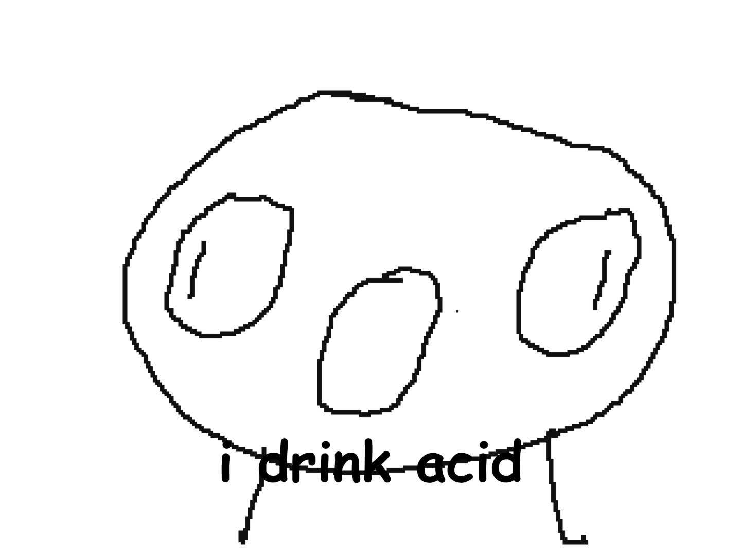 i drink acid