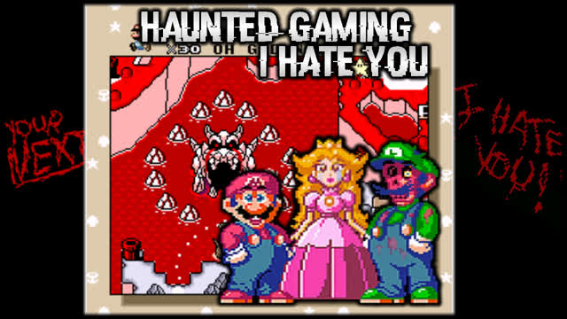 SCARIEST MARIO GAME EVER! | I HATE YOU.EXE | Super Mario World | Haunted Gaming