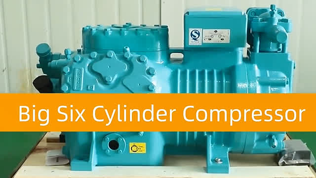 What are the characteristics of semi-hermetic refrigeration compressors in use?