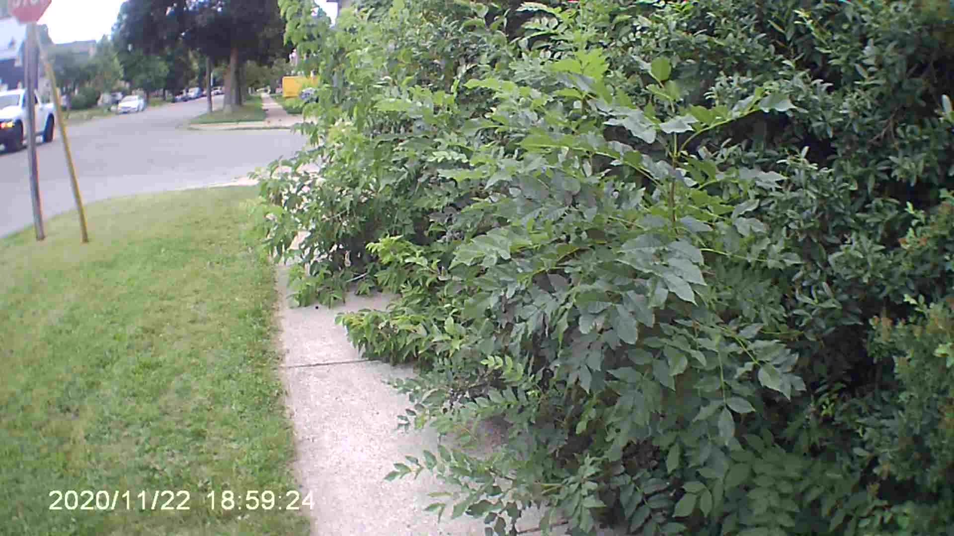 Sidewalk blocked