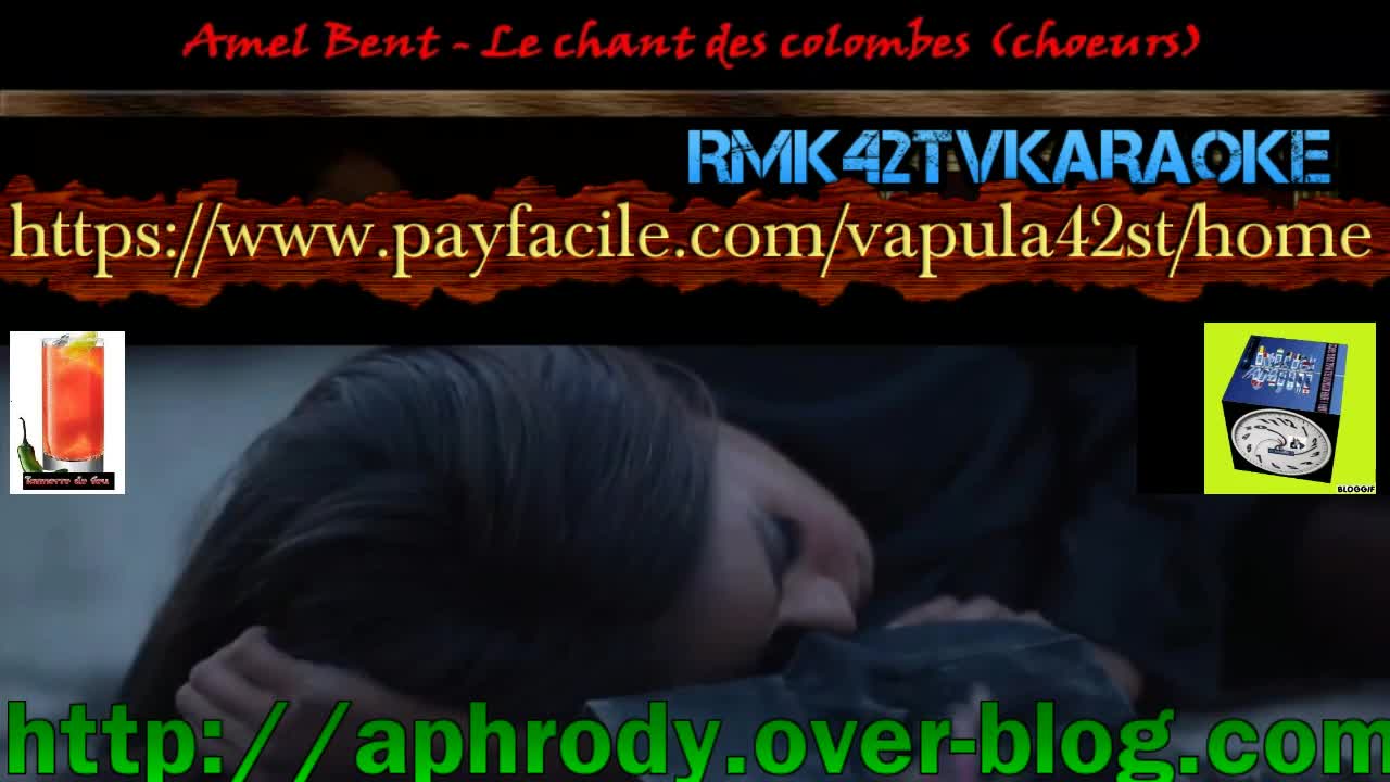 Amel Bent - Le chant des colombes karaoke nouvelle generation 2023 rmk42tvkaraoke