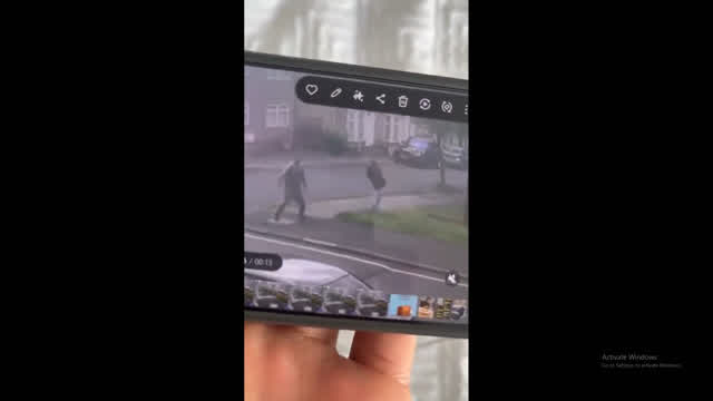 Horrific scenes out of Burnley, England today as a 17yr old girl is stabbed in the throat in broad d