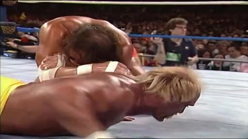 Wrestlemania 5 - Macho Man Randy Savage vs. Hulk Hogan.(WWE Title Match)