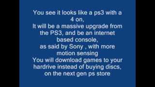 The next gen consoles PS4 XBOX 720 , WII 2 (Old 2007 Version) The next gen consoles PS4 XBOX 720 , WII 2 (Old 2007 Version)