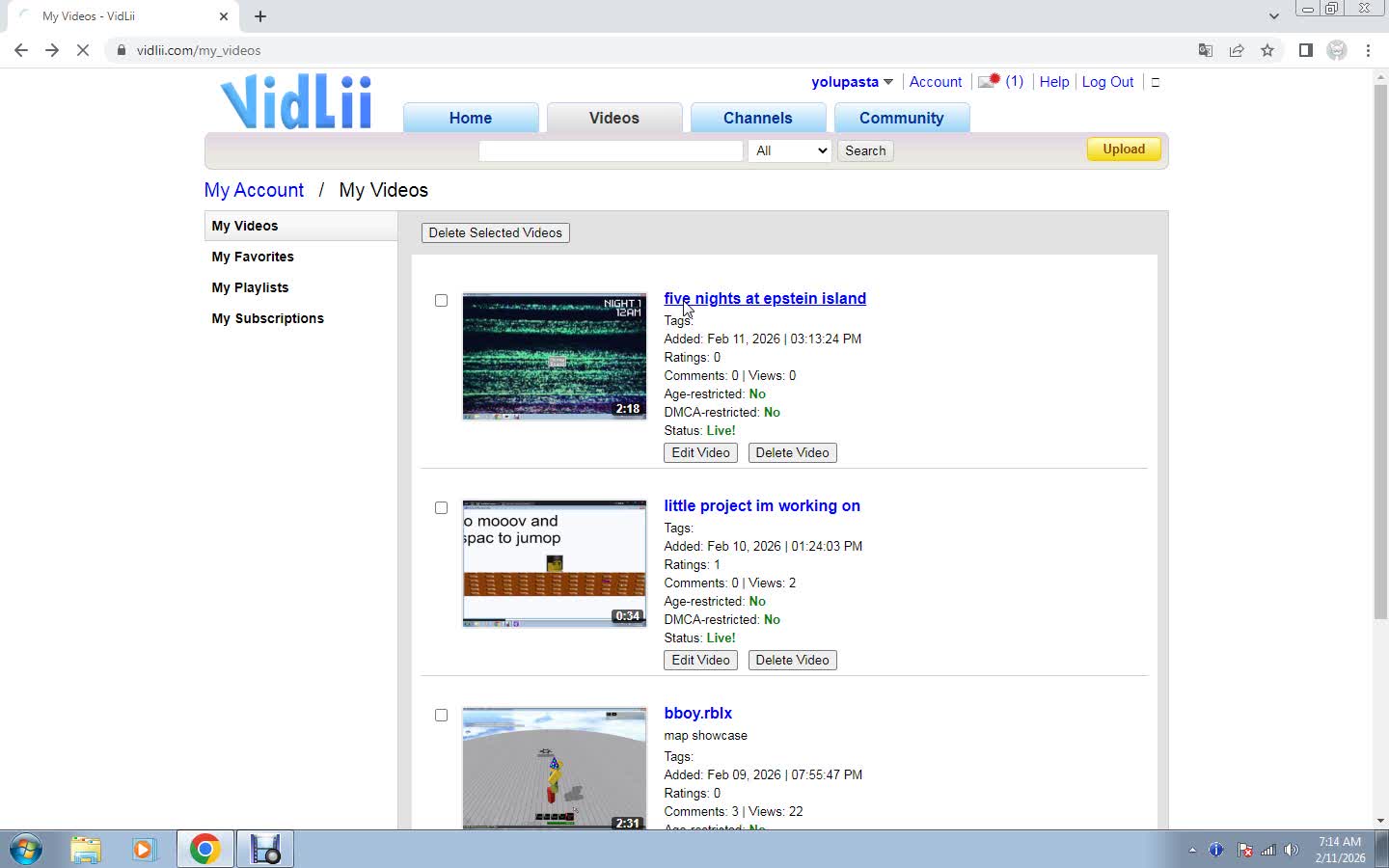 this vid is still converting