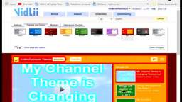 My Channel Theme Changed!
