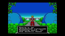 Phantasy Star 1 translated short gameplay