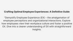 Employee Experience Survey | DecisionWise