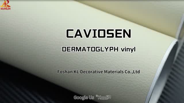 Organic Essence with Caviosen PVC decoraation films Dermatoglyph Vinyl Wallpaper
