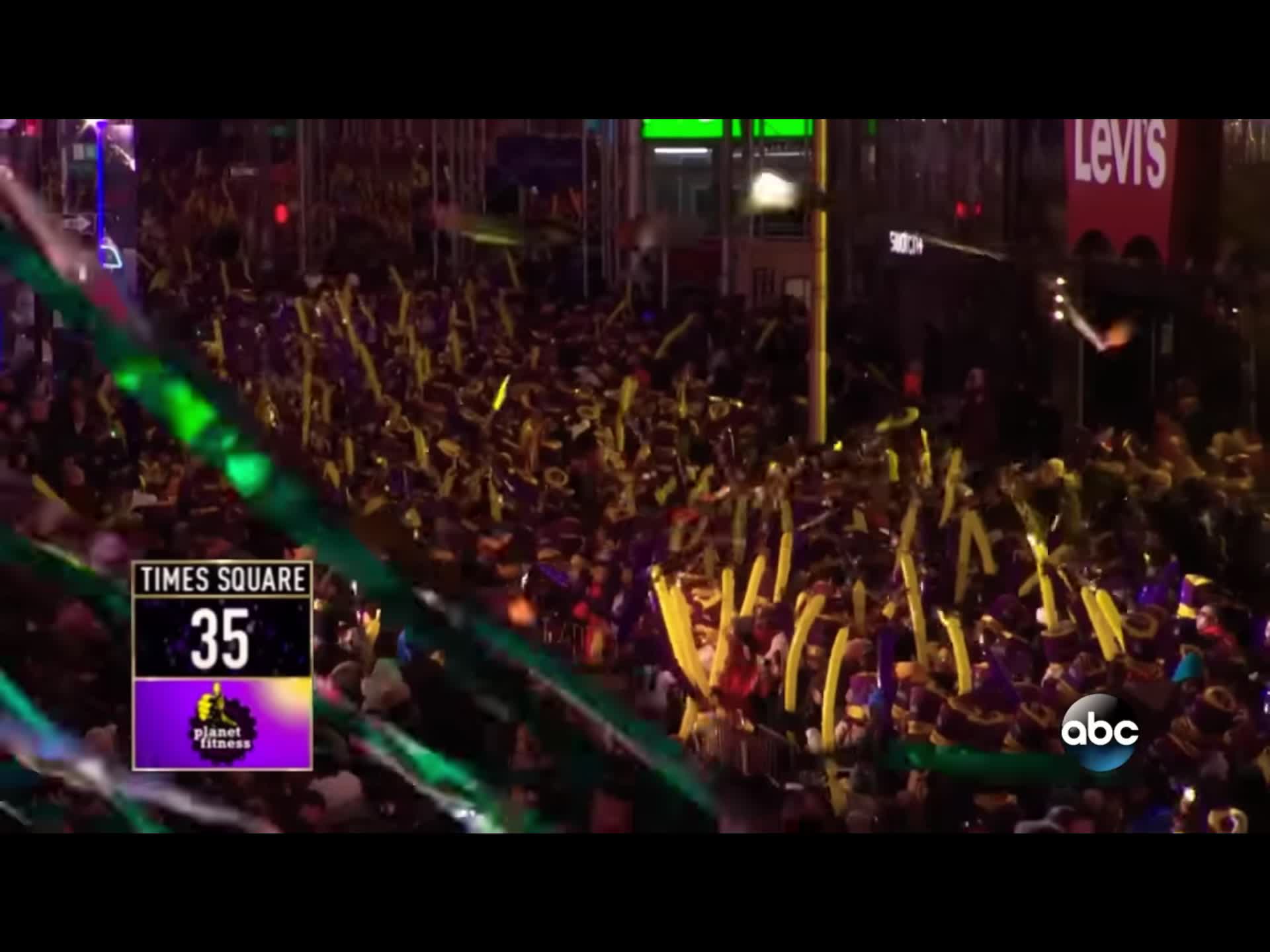 2023 ball drop if Toshiba was the countdown sponsor