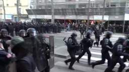 The fourth wave of protests against pension reform covered France