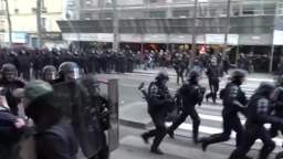 The fourth wave of protests against pension reform covered France