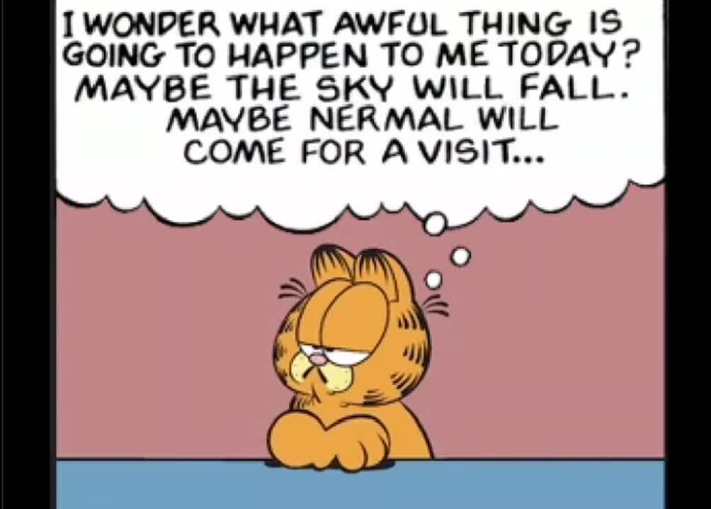 Garfield with Two Odies (Square Root of Minus Garfield version, AI Dub)