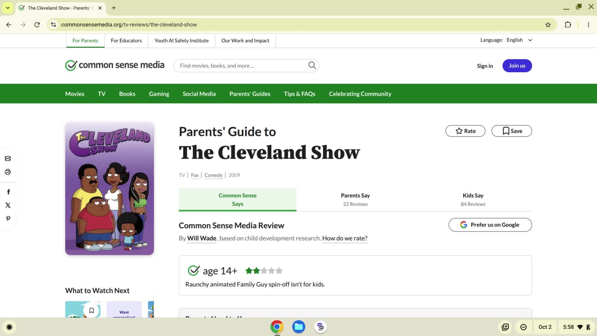 The Cleveland Show TV Review The Cleveland Show TV Review